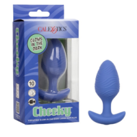 Cheeky Vibrating Glow-In-The-Dark Large Butt Plug